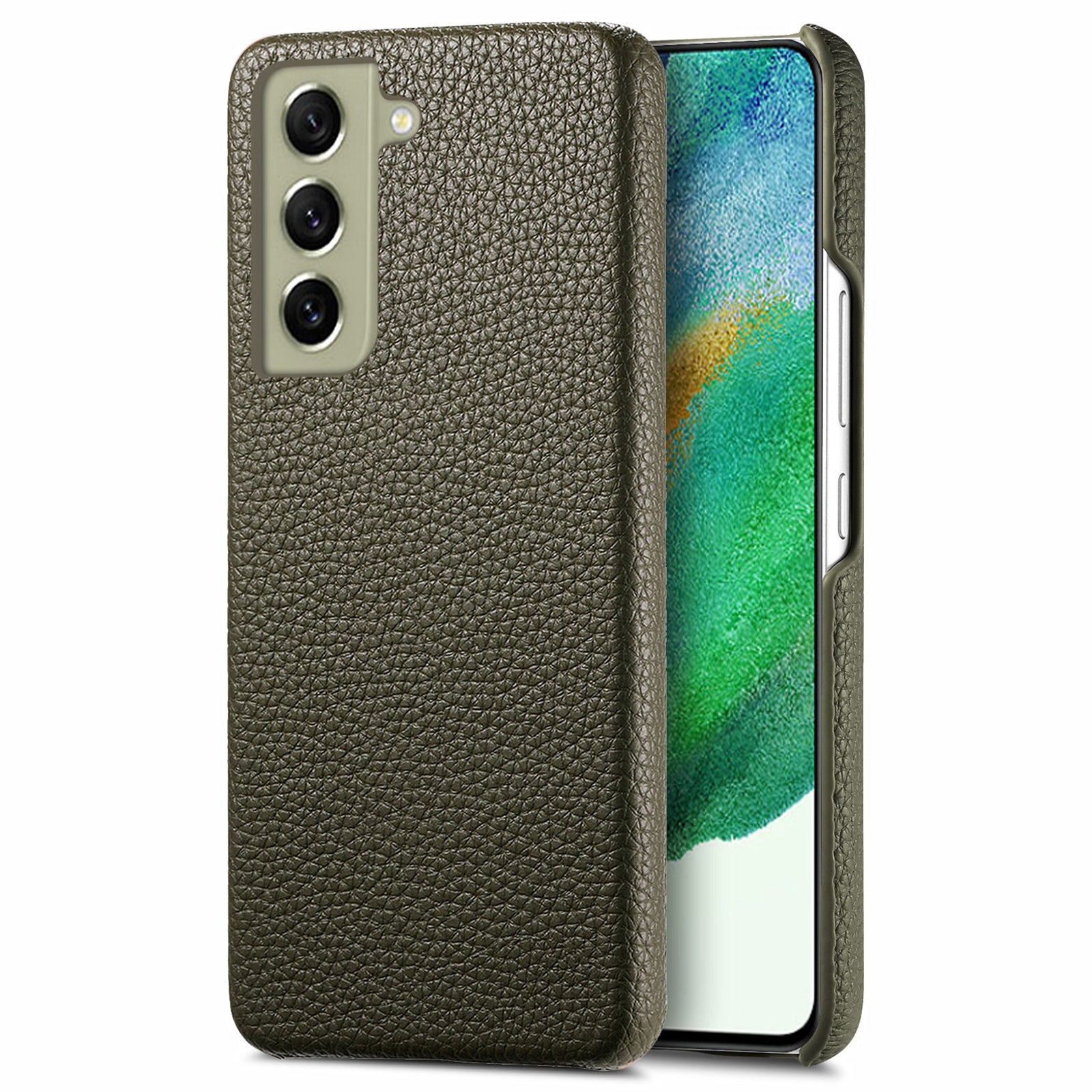 Y1 For Samsung Galaxy S21 FE 5G Case Anti-Scratch Litchi Texture PU+PC Phone Cover Y1 For Samsung Galaxy S21 FE 5G Case Anti-Scratch Litchi Texture PU+PC Phone Cover